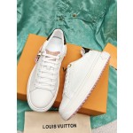 Louis Vuitton x Yayoi Kusama cooperation model classic white shoes 𝐓𝐢𝐦𝐞 𝐨𝐮𝐭 wave point sneakers