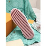 Louis Vuitton x Yayoi Kusama cooperation model classic white shoes 𝐓𝐢𝐦𝐞 𝐨𝐮𝐭 wave point sneakers