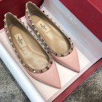 Valentino VT Collection Flats Patent Leather Pink
