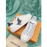 Louis Vuitton x Yayoi Kusama cooperation model classic white shoes 𝐓𝐢𝐦𝐞 𝐨𝐮𝐭 wave point sneakers