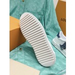 Louis Vuitton x Yayoi Kusama cooperation model classic white shoes 𝐓𝐢𝐦𝐞 𝐨𝐮𝐭 wave point sneakers