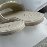 CHANEL Chanel slippers pearl leather strips and small diamond combination imported A grade sheepskin