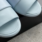 CHANEL Chanel slippers pearl leather strips and small diamond combination imported A grade sheepskin