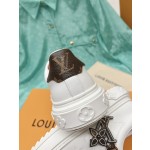 Louis Vuitton x Yayoi Kusama cooperation model classic white shoes 𝐓𝐢𝐦𝐞 𝐨𝐮𝐭 wave point sneakers