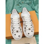 Louis Vuitton x Yayoi Kusama cooperation model classic white shoes 𝐓𝐢𝐦𝐞 𝐨𝐮𝐭 wave point sneakers