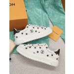 Louis Vuitton x Yayoi Kusama cooperation model classic white shoes 𝐓𝐢𝐦𝐞 𝐨𝐮𝐭 wave point sneakers