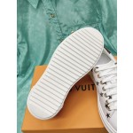 Louis Vuitton x Yayoi Kusama cooperation model classic white shoes 𝐓𝐢𝐦𝐞 𝐨𝐮𝐭 wave point sneakers