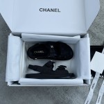 CHANEL new color bow sandals classic beach shoes every year the new color