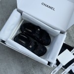 CHANEL new color bow sandals classic beach shoes every year the new color