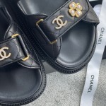 CHANEL new color bow sandals classic beach shoes every year the new color