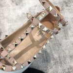 Valentino VT Collection Two Strap Flats Patent Leather Blue