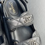 CHANEL new color bow sandals classic beach shoes every year the new color
