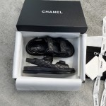 CHANEL new color bow sandals classic beach shoes every year the new color