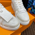 Louis Vuitton couple models DIY buckle sneakers sneakers