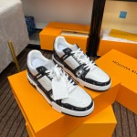 Louis Vuitton couple models DIY buckle sneakers sneakers