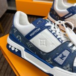 Louis Vuitton couple models DIY buckle sneakers sneakers