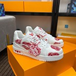 Louis Vuitton couple models DIY buckle sneakers sneakers