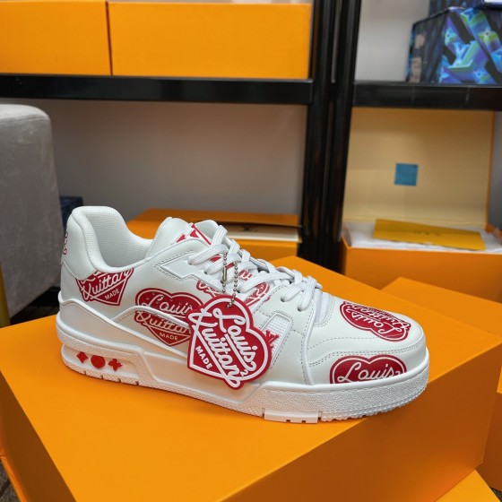 Louis Vuitton couple models DIY buckle sneakers sneakers