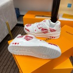 Louis Vuitton couple models DIY buckle sneakers sneakers