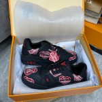 Louis Vuitton couple models DIY buckle sneakers sneakers