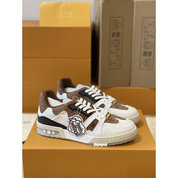 Louis Vuitton couple models DIY buckle sneakers sneakers