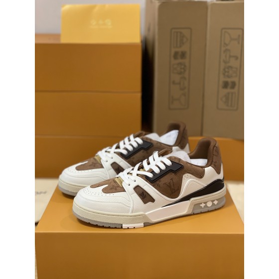 Louis Vuitton couple models DIY buckle sneakers sneakers