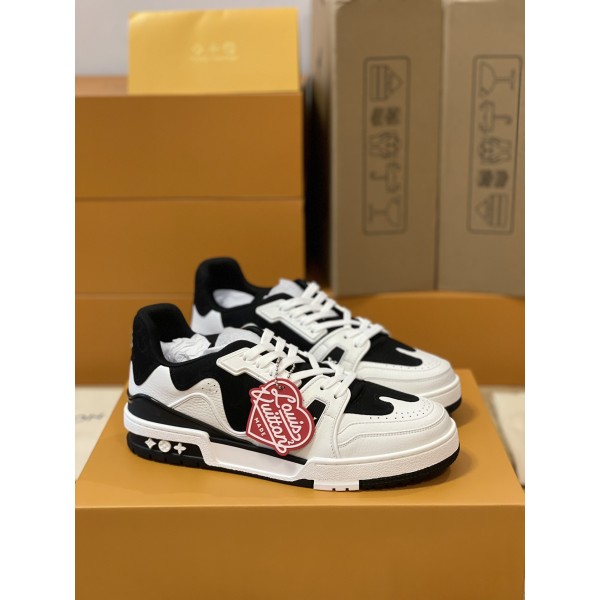 Louis Vuitton couple models DIY buckle sneakers sneakers