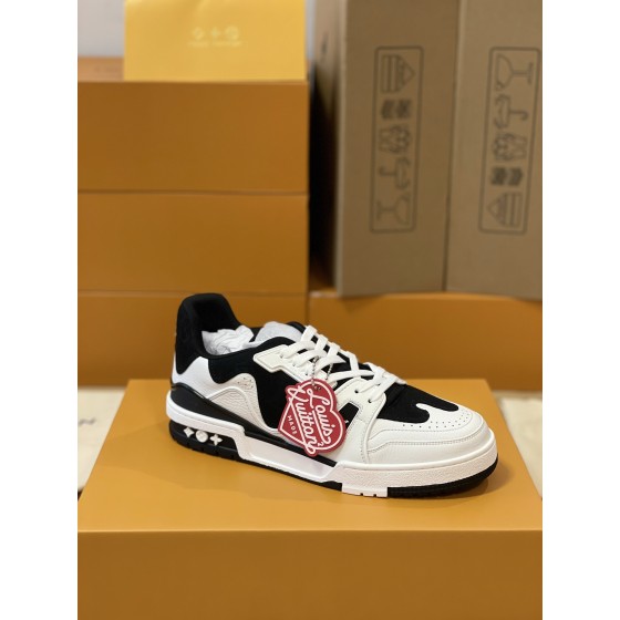 Louis Vuitton couple models DIY buckle sneakers sneakers