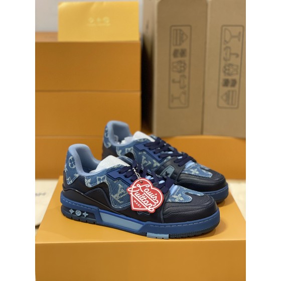 Louis Vuitton couple models DIY buckle sneakers sneakers