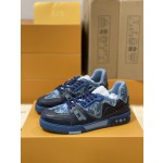 Louis Vuitton couple models DIY buckle sneakers sneakers