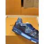 Louis Vuitton couple models DIY buckle sneakers sneakers