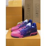 Louis Vuitton couple models LVTRAINER sneakers model number MS0119