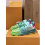 Louis Vuitton couple models LVTRAINER sneakers model number MS0119