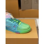 Louis Vuitton couple models LVTRAINER sneakers model number MS0119