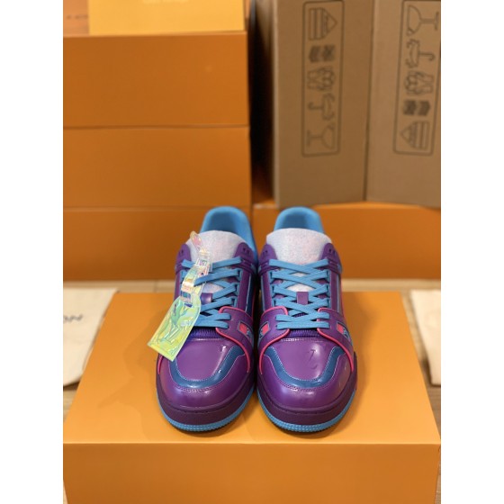 Louis Vuitton couple models LVTRAINER sneakers model number MS0119