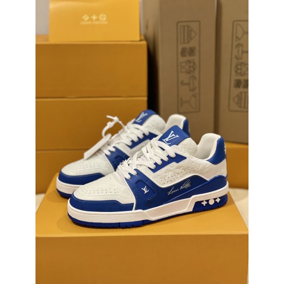 Louis Vuitton Trainer Sneakers Couple Model LD 0727