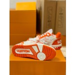 Louis Vuitton Trainer sneakers for couples, style 1A98UX