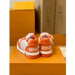 Louis Vuitton Trainer sneakers for couples, style 1A98UX