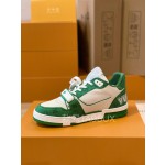 Louis Vuitton Trainer sneakers for couples, style 1A98UX