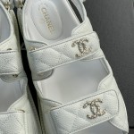 CHANEL new color bow sandals classic beach shoes every year the new color