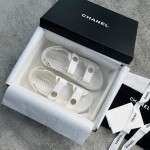 CHANEL new color bow sandals classic beach shoes every year the new color