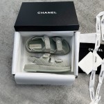 CHANEL new color bow sandals classic beach shoes every year the new color