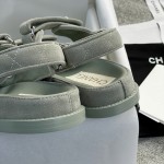 CHANEL new color bow sandals classic beach shoes every year the new color