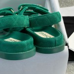 CHANEL new color bow sandals classic beach shoes every year the new color