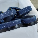 CHANEL new color bow sandals classic beach shoes every year the new color