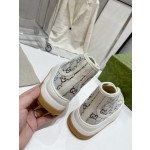 Gucci Explosive Presbyopia Canvas Casual Platform Shoes