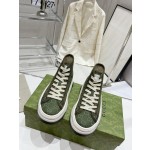 Gucci Explosive Presbyopia Canvas Casual Platform Shoes