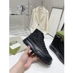 Gucci Explosive Presbyopia Canvas Casual Platform Shoes