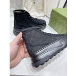 Gucci Explosive Presbyopia Canvas Casual Platform Shoes