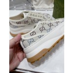 Gucci Explosive Presbyopia Canvas Casual Platform Shoes
